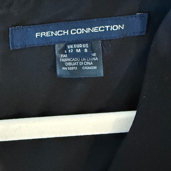 French Connection Black Cut-Out Mini Dress (Size 8) - Picture 6 of 6